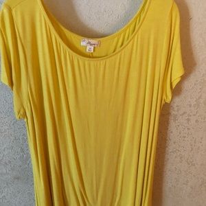 Misia 2X handkerchief bottom yellow Tunic